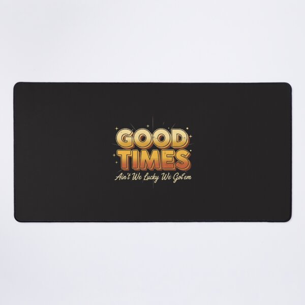 Item preview, Good Times Retro Vintage Style Graphic Design for Fun and Positive Vibes designed and sold by DaciaDraws.