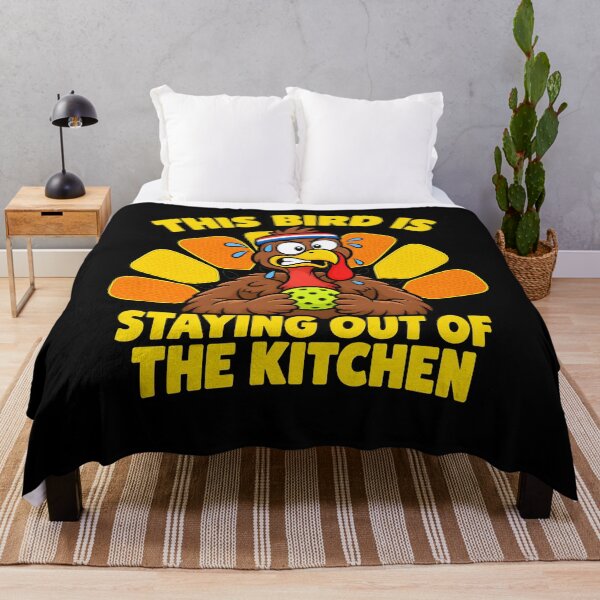 Item preview, Funny Thanksgiving Pickleball Stay Out of The Kitchen designed and sold by clothesy7.