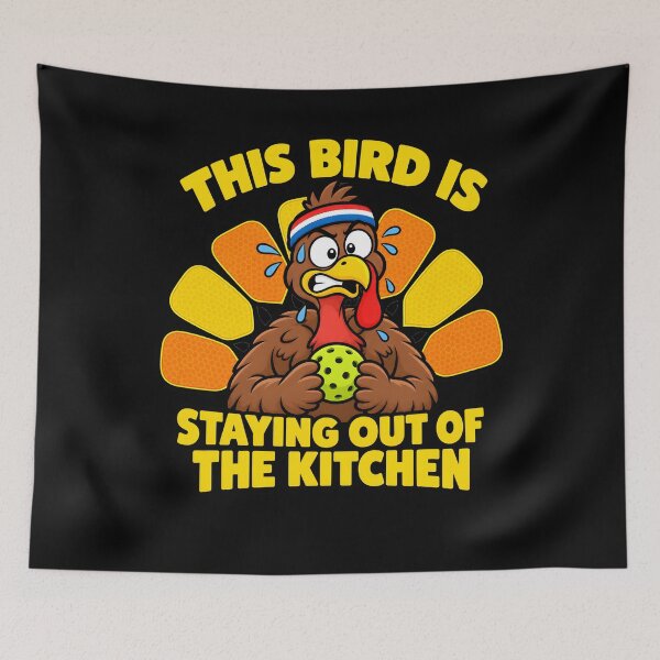 Item preview, Funny Thanksgiving Pickleball Stay Out of The Kitchen designed and sold by clothesy7.