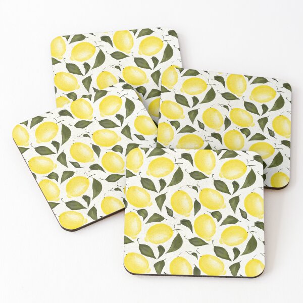 Item preview, Watercolor Amalfi Lemon Seamless Summer Pattern designed and sold by DigiBlossom.