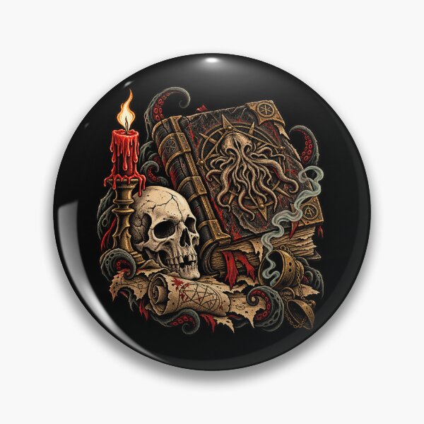 Item preview, Necronomicon Forbidden Book Cosmic Horror designed and sold by Pandaburba.