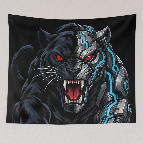 Item preview, Cyber ​​Panther designed and sold by DrawingAndText.