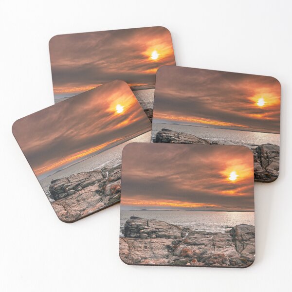 Item preview, Dramatic Amber Clouds Above the Sea of Langebaan South Africa designed and sold by Faith Based Decor & Art &Gifts.