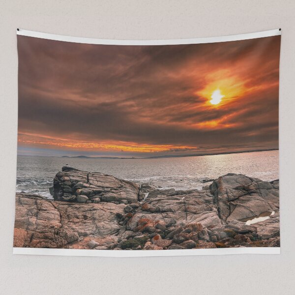 Item preview, Dramatic Amber Clouds Above the Sea of Langebaan South Africa designed and sold by Faith Based Decor & Art &Gifts.