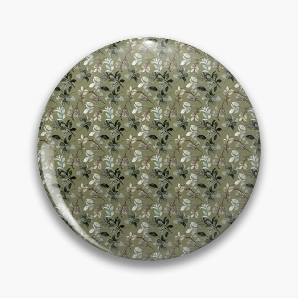 Item preview, Sage Green Floral Leaf Pattern | Motivational Quote "Peace" designed and sold by ​Jyoti Digital Artist.