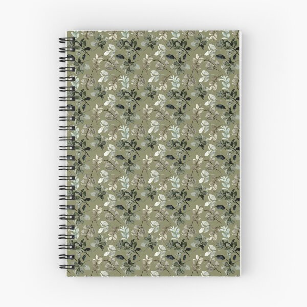 Item preview, Sage Green Floral Leaf Pattern | Motivational Quote "Peace" designed and sold by Jyoti Digital Artist.