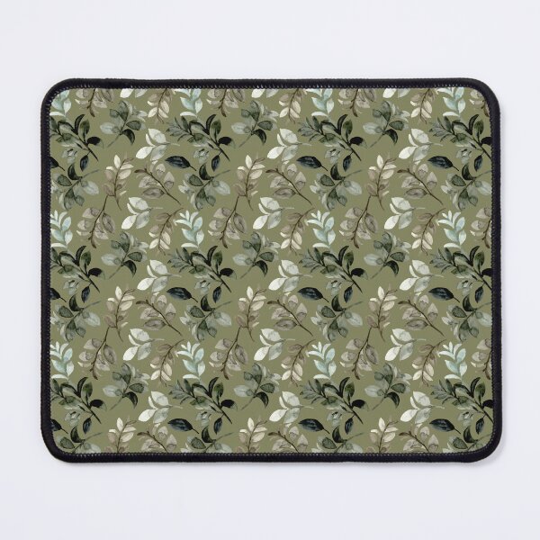Item preview, Sage Green Floral Leaf Pattern | Motivational Quote "Peace" designed and sold by Jyoti Digital Artist.