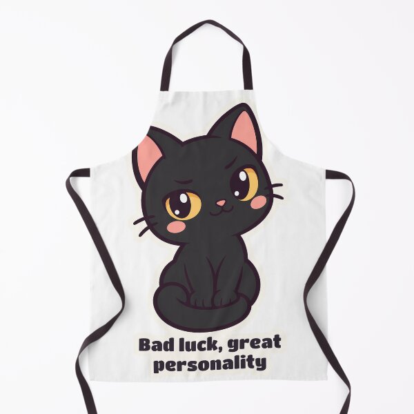 Item preview, Funny Black Cat Bad Luck Great Personality designed and sold by OuqCreations.