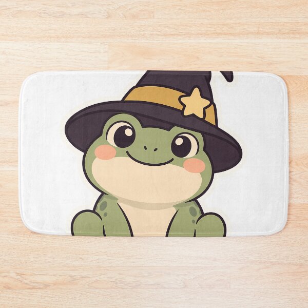 Item preview, Witch Frog Wearing a Tall Pointed Hat designed and sold by OuqCreations.