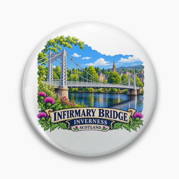 Artikelvorschau, Infirmary Bridge, Inverness, Schottland entworfen und verkauft von Myra365Art.