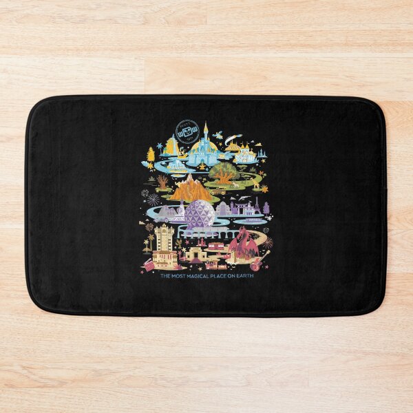 Item preview, World Collage Iconic Magic Kingdom designed and sold by ruokabbyart.