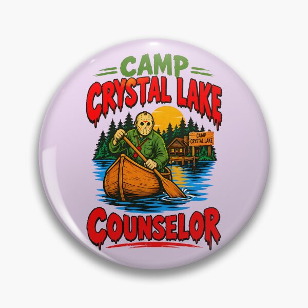 Artikelvorschau, CAMP CRYSTAL LAKE HALLOWEEN-DESIGN 1 entworfen und verkauft von DigitalandPhoto.