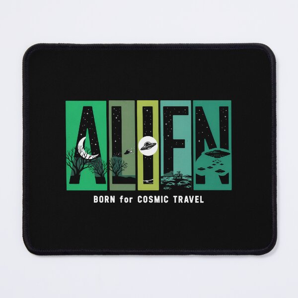 Item preview, Alien Space Flying Saucer UFO Cosmic Landscape designed and sold by Enea Kelo.