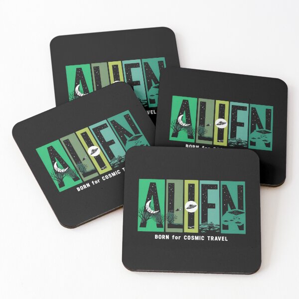 Item preview, Alien Space Flying Saucer UFO Cosmic Landscape designed and sold by Enea Kelo.