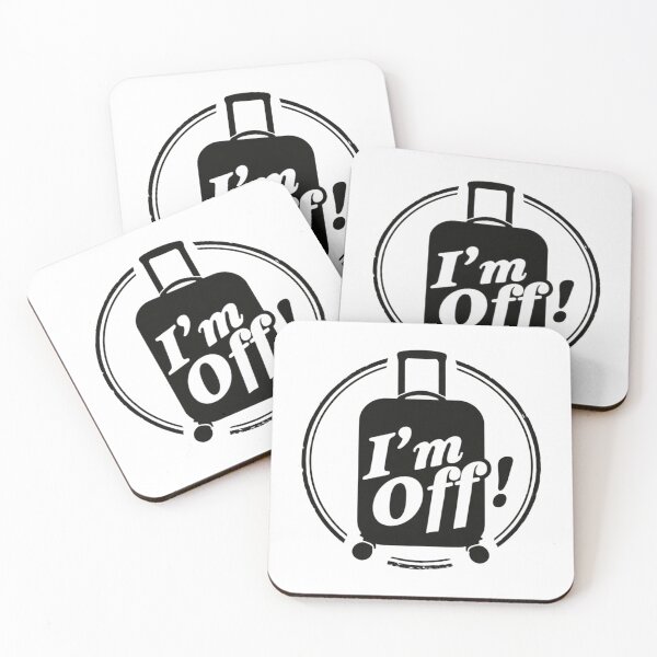 Item preview, I'm Off! Travel Vacation Luggage Funny Wanderlust Pop Culture Design designed and sold by Ignorant-Artist.