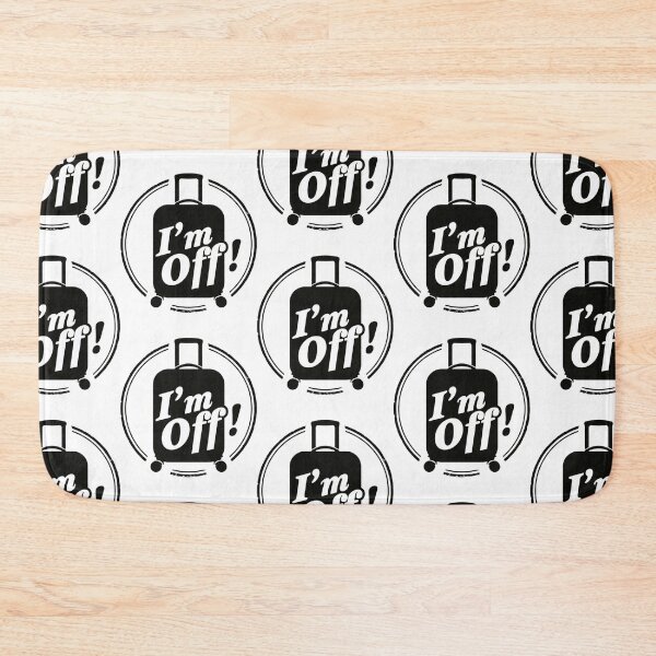 Item preview, I'm Off! Travel Vacation Luggage Funny Wanderlust Pop Culture Design designed and sold by Ignorant-Artist.