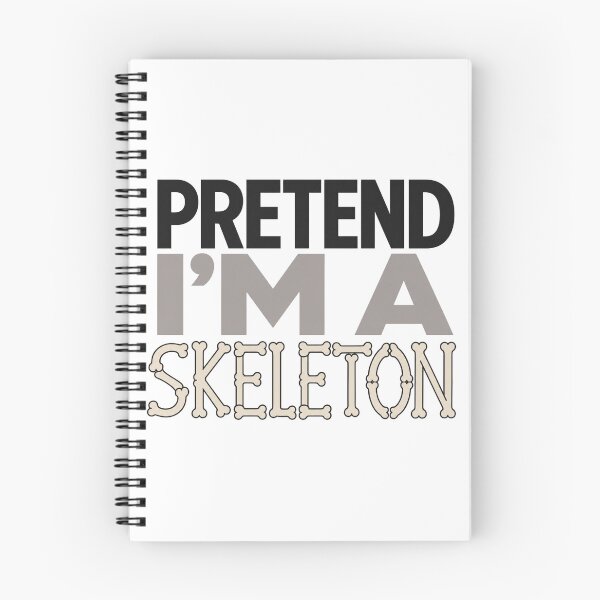 Item preview, Pretend I'm a Skeleton – Minimalist Halloween  designed and sold by BearLoveDesign.