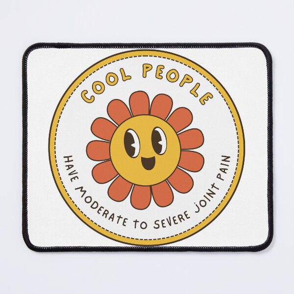 Item preview, Cool People Have Moderate to Severe Joint Pain Retro Flower Design designed and sold by positivelyrheum.
