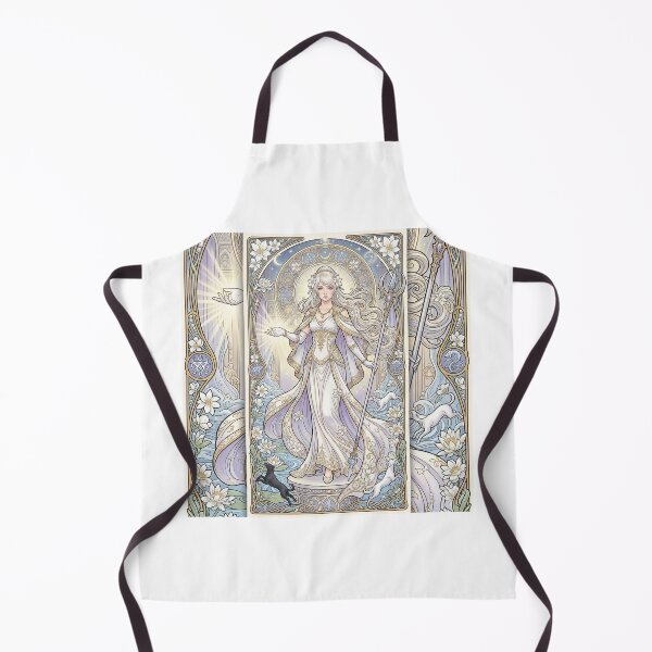 Item preview, Lunafreya in the style of Alphonse Mucha designed and sold by Solace Sparkles.