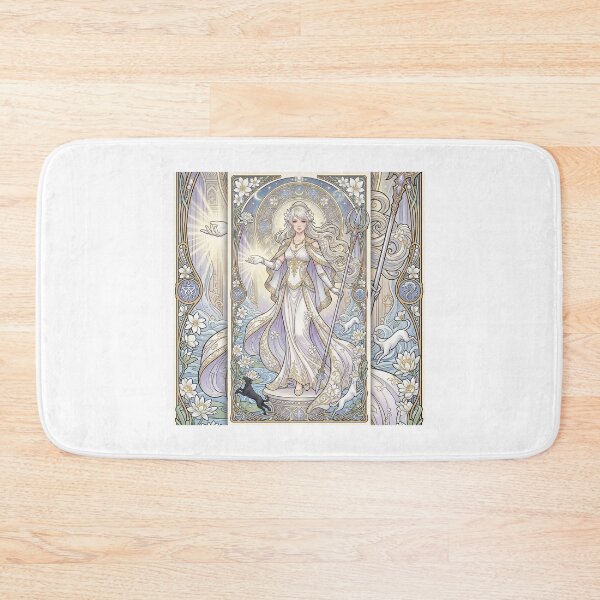 Item preview, Lunafreya in the style of Alphonse Mucha designed and sold by Solace Sparkles.