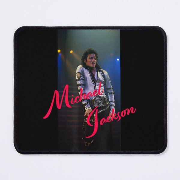 Item preview, Michael Jackson Stage Performance Pink Signature Text Concert Pose designed and sold by QliumoPery.