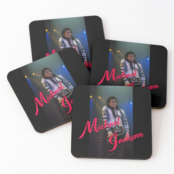 Item preview, Michael Jackson Stage Performance Pink Signature Text Concert Pose designed and sold by QliumoPery.