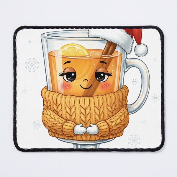 Item preview, Cute Christmas Hot Toddy Warm Spirits Winter Art designed and sold by MerchPublic Studio.