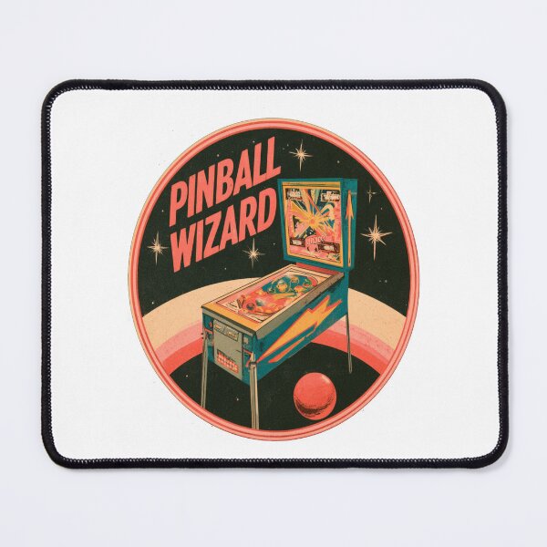 Item preview, Pinball Wizard Retro 70s Disco Pinball Machine Vintage Arcade Pop Culture designed and sold by Ignorant-Artist.