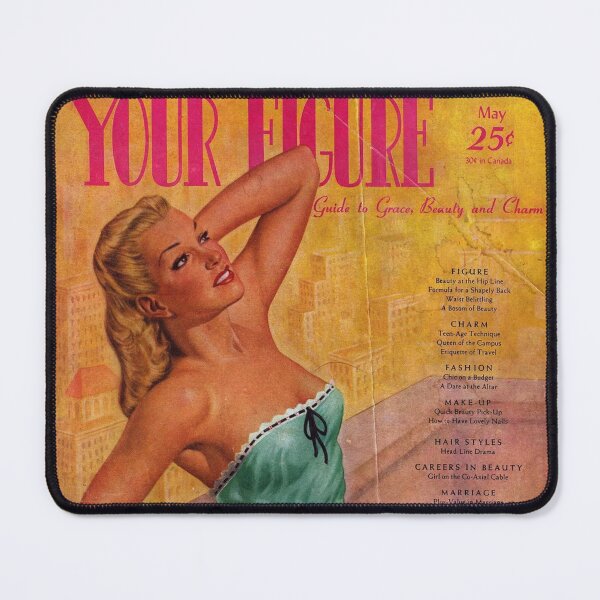 Item preview, Beautify Your Figure Womens Vintage Magazine Cover Fan Art Original Custom Vintage Movie Poster Wall Art Tee Design designed and sold by Cool Robot Bro..