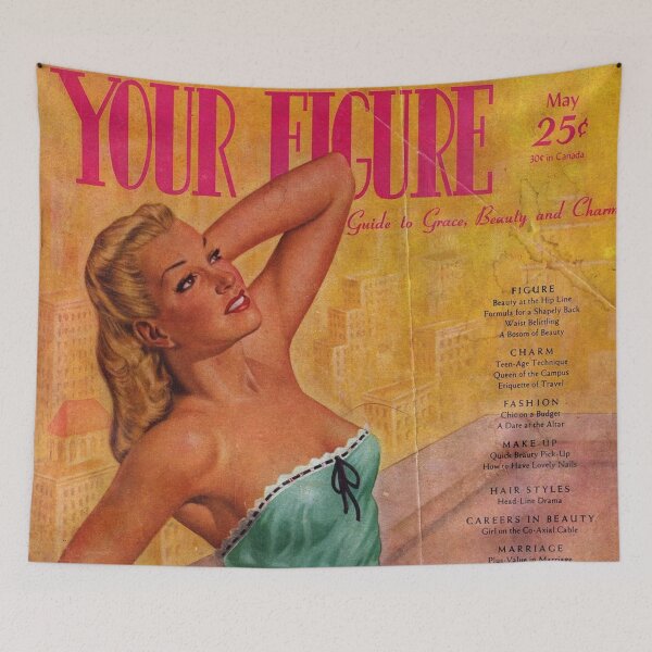 Item preview, Beautify Your Figure Womens Vintage Magazine Cover Fan Art Original Custom Vintage Movie Poster Wall Art Tee Design designed and sold by Cool Robot Bro..