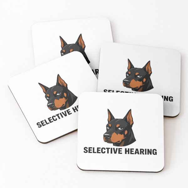 Item preview, Doberman Selective Hearing designed and sold by mtees11.