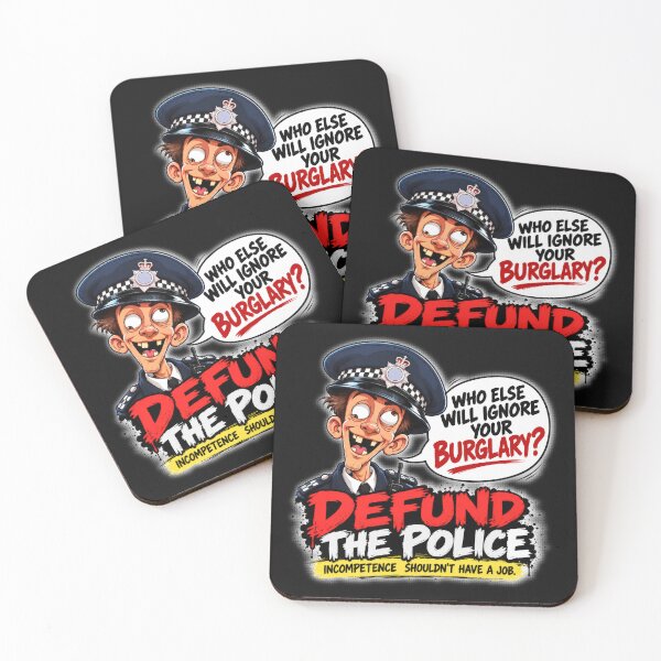 Item preview, Defund the Police – Who Else Will Ignore Your Burglary? Satirical Protest T-Shirt designed and sold by Click-Tees.