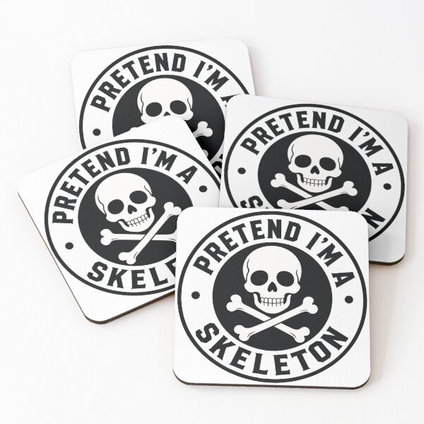 Item preview, Pretend I'm a Skeleton – Funny Halloween Costume designed and sold by BearLoveDesign.