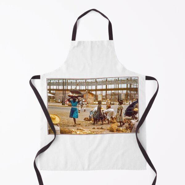 Item preview, Bridgetown, Barbados, September 6, 1960, Outdoor Street Market Scene designed and sold by AMacGPhilly.