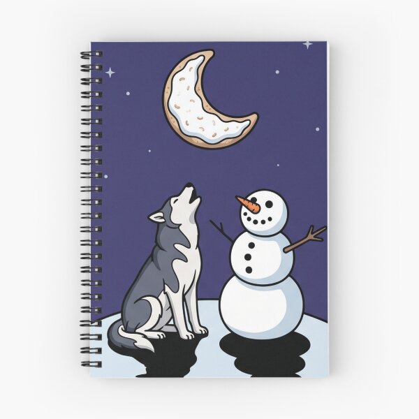 Item preview, The Moon Tarot Christmas Wolf Snowman Pop Art designed and sold by Rare By Hero.