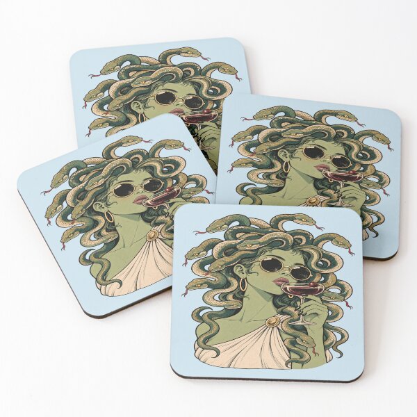 Item preview, Cocktail Medusa for Mythology Lovers designed and sold by POD DYNASTY | Original Print On Demand T-Shirt Graphics.