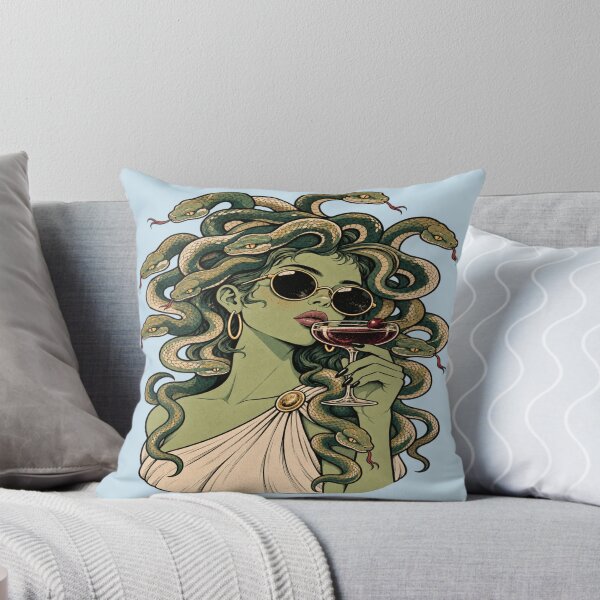 Item preview, Cocktail Medusa for Mythology Lovers designed and sold by POD DYNASTY | Original Print On Demand T-Shirt Graphics.