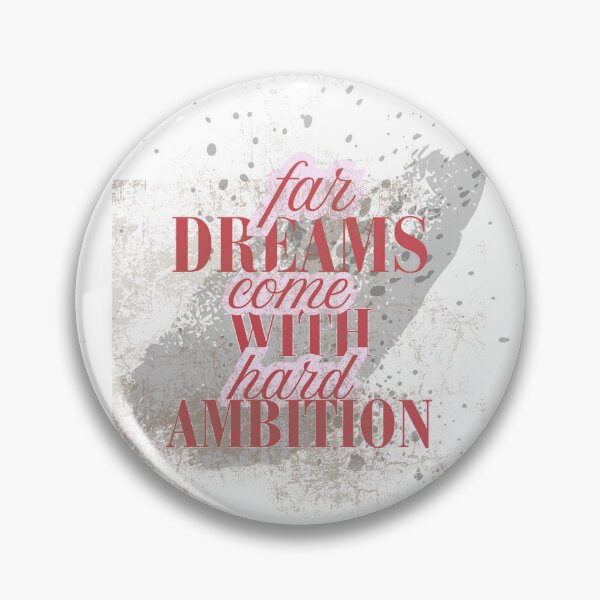 Item preview, Dreams Come With Hard Ambition – Motivational Typography designed and sold by PositiveEcho.