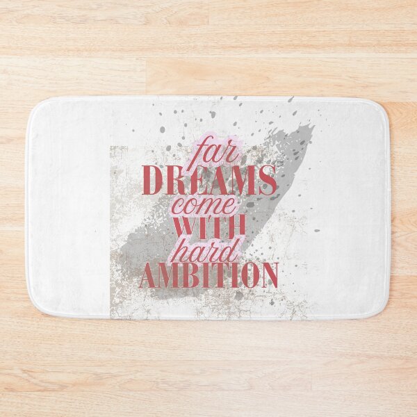 Item preview, Dreams Come With Hard Ambition – Motivational Typography designed and sold by PositiveEcho.