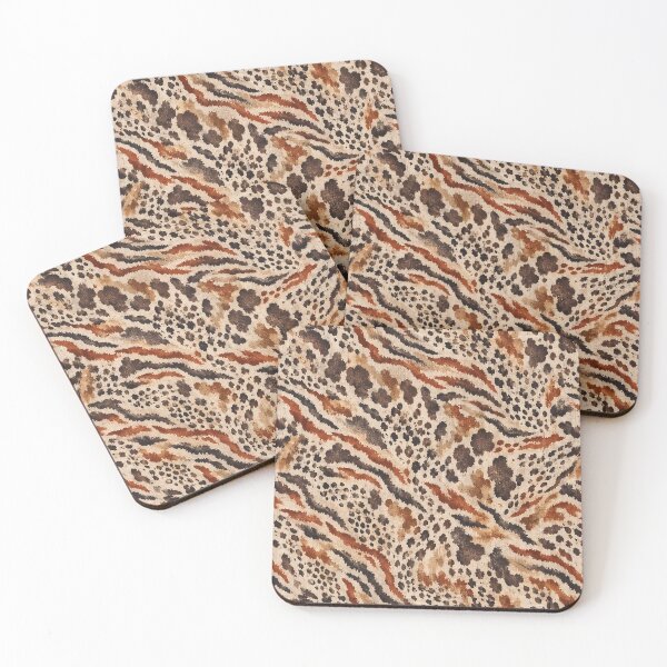 Item preview, Rustic Autumn Mixed Animal Print Seamless Pattern - Seamless Pattern Abstract Wild Animal Print Pattern  designed and sold by Luvjesus2.