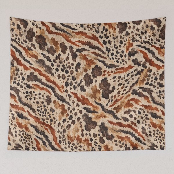 Item preview, Rustic Autumn Mixed Animal Print Seamless Pattern - Seamless Pattern Abstract Wild Animal Print Pattern  designed and sold by Luvjesus2.