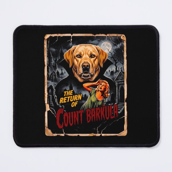 Item preview, Halloween Count Barkula Vampire Dog Retro Poster designed and sold by d247.