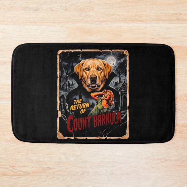 Item preview, Halloween Count Barkula Vampire Dog Retro Poster designed and sold by d247.