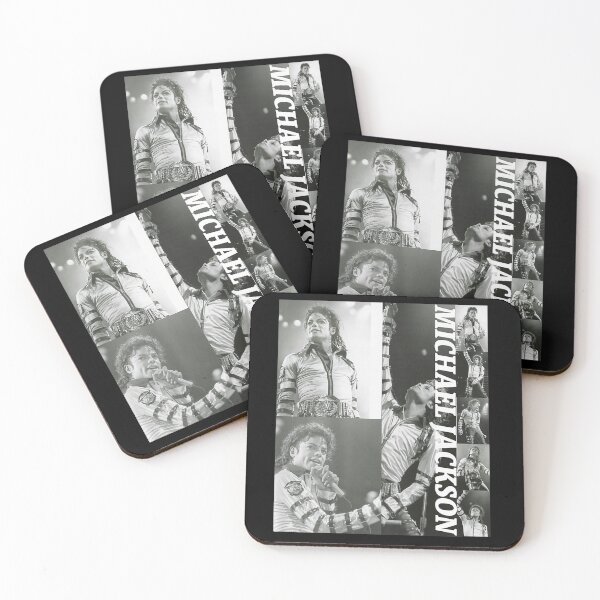 Item preview, Michael Jackson Black White Concert Collage Vertical Name Performance designed and sold by QliumoPery.