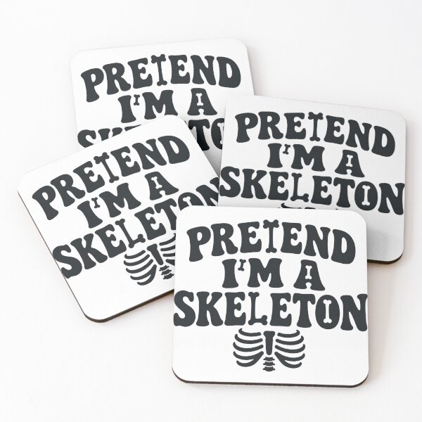 Item preview, Pretend I'm a Skeleton – Sarcastic Lazy Halloween Costume designed and sold by BearLoveDesign.