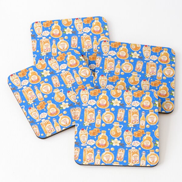 Item preview, Cute Caramel Cream Soda Seamless  designed and sold by KJackArtwork.