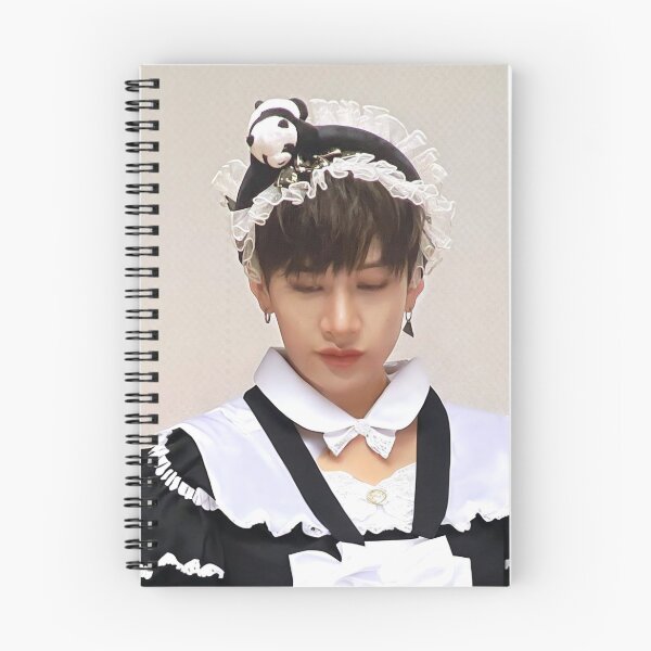 Item preview, Bang Chan maid funny  smile You make Stray Kids STAY SKZ SKZOO kpop felix lee know changbin hyunjin han seungmin IN tour poster designed and sold by Kpop-Noona.