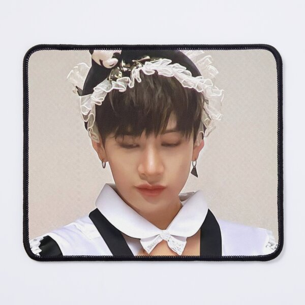 Item preview, Bang Chan maid funny smile You make Stray Kids STAY SKZ SKZOO kpop felix lee know changbin hyunjin han seungmin IN tour poster designed and sold by Kpop-Noona.
