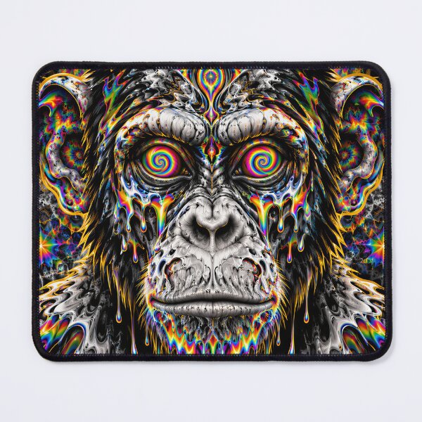 Item preview, Psychedelic Chimpanzee LSD Fractal Artwork designed and sold by hyperbeast store.