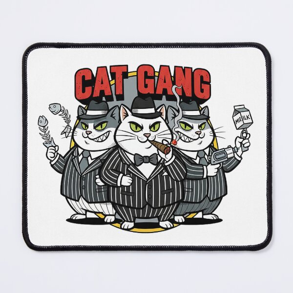 Item preview, Cat Gang Funny Mafia Gangster Cats Cartoon Design designed and sold by cannsuh.